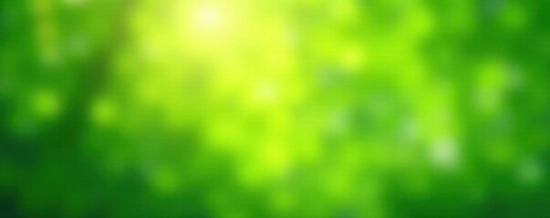 Abstract green bokeh, nature blur Soft, dreamy, spring-like , macro, forest, park