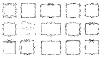 Collection of decorative picture frames