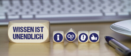 Wissen ist unendlich	
