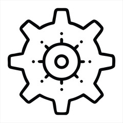Obraz premium setting icon vector
