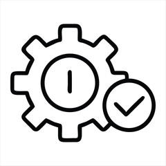 setting icon vector