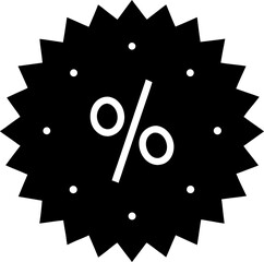 Percentage Icon Vector Icon Stock Illustration