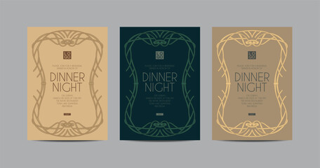 Egypt Dinner Invitation Template