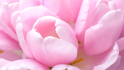 Close-up of delicate pink tulips (1)