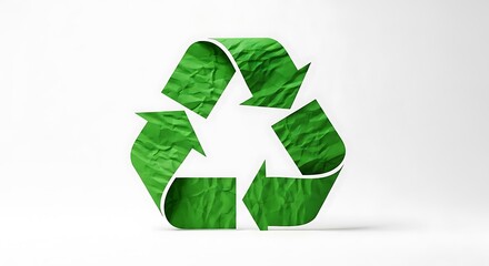 Green recycle symbol eco friendly recycling sign environmental conservation sustainability concept