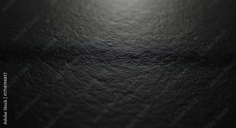 Poster Close-up Macro Texture of Dark Black Rough Material Surface image photo