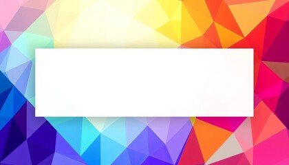 Obraz premium Abstract multicolored geometric banner backgrounds, vibrant gradients and shapes, gradient background, graphics
