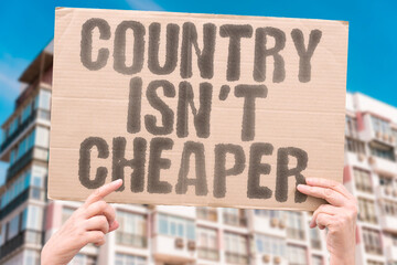 “Country Isn’t Cheaper” Rural life bleeds savings faster. COUNTRY. CHEAPER. COST. EXPENSE. LIVING. MONEY. LOSS.