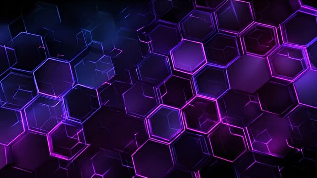 Abstract hexagon pattern