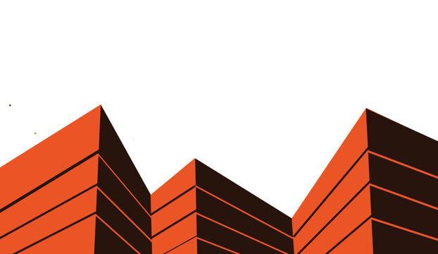 citiscape building simple flat design.eps
