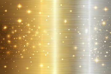 golden christmas background with stars