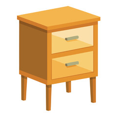 chest of drawers isolated