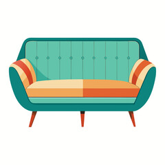 sofa isolated on white