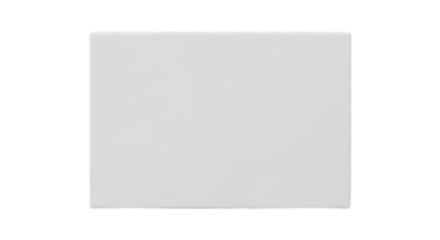 Blank white rectangle