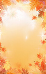 autumn color background with leaves