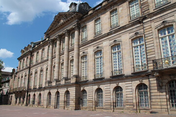 rohan palace in strasbourg in alsace in france 