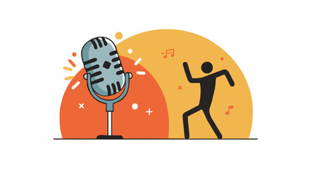 Vector illustration Entertainment