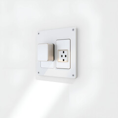 4K Close up hand push switch on-off electric light. Concept of energy and power saving. 4K Close up hand push switch on-off electric light. Concept of energy and power saving.