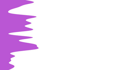 Dynamic purple wavy abstract shape on a clean white background, ideal for modern design projects, digital art, or creative backdrops.