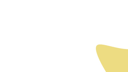 Clean, minimalist design featuring a smooth, light yellow abstract curve on a pristine white background. Ideal for graphic design, web elements, or conceptual themes.