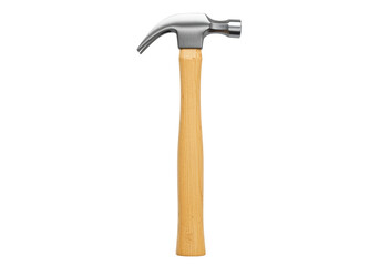 Isolated Claw Hammer Metal and Wood Tool Close-up Repair Carpentry Home Improvement