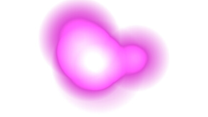 Ethereal Pink Light Glow Abstract on White Background - Soft, Dreamy Magenta Energy Burst for Creative Design
