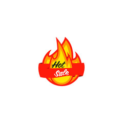 Hot Sale Fire Flame Icon Design.