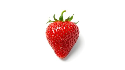  Fresh Strawberry Isolated on White Background
