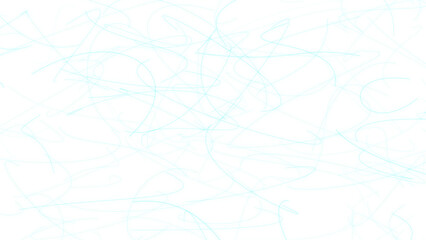 Soft Abstract Pale Blue Lines and Swirls Texture isolated on png, transparent background