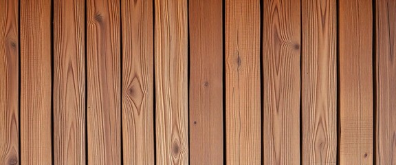 Naklejka premium Rustic brown wood planks, vertical grain, weathered texture, timber, rustic background