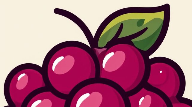 Cute fruit head illustration