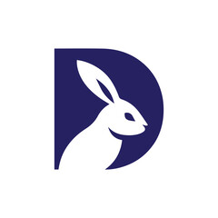 Letter D Rabbit