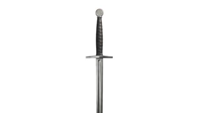 Simple longsword on black