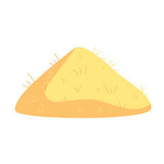 Haystack Farming Illustration