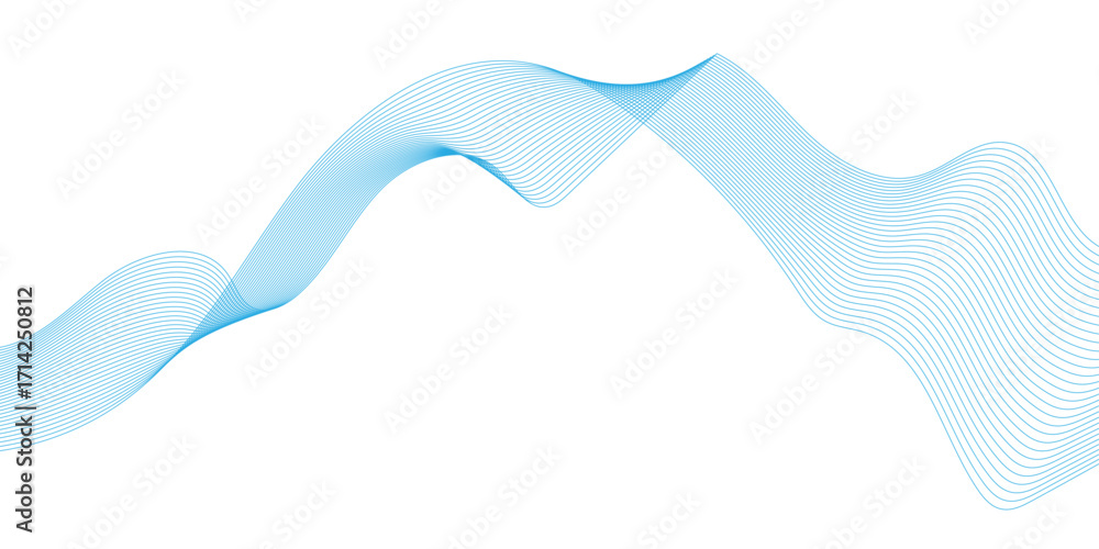 Poster abstract soft white background with wave line, abstract blue background with diagonal geometric stri