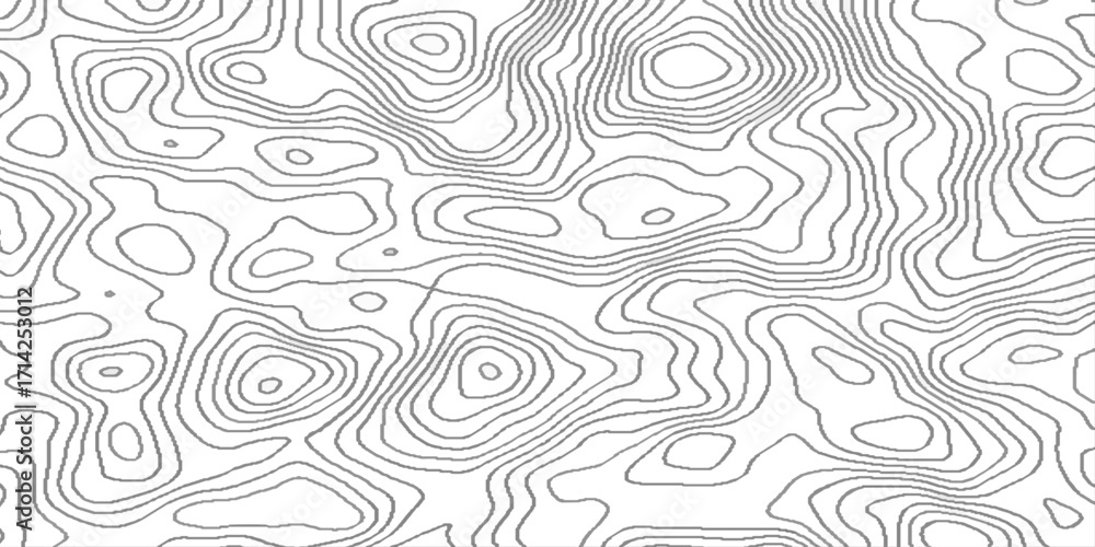 Canvas Prints abstract pattern with lines topographic map background, abstract wavy topographic geography line art