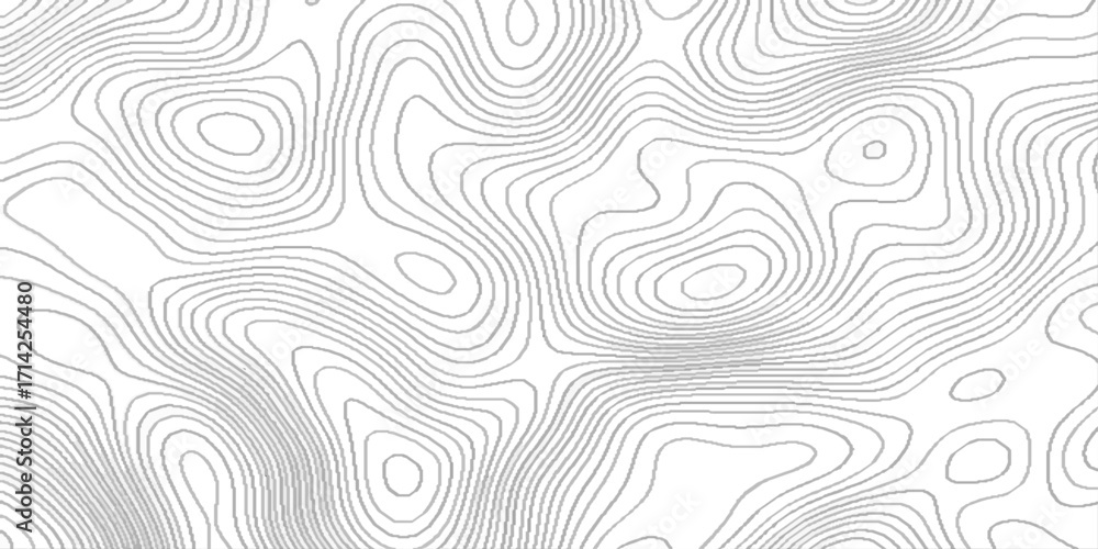Poster white geometric topo map wave line discovery background, topographic map pattern featuring stylized 