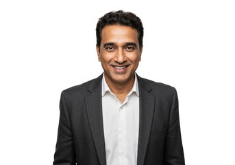 Executive portrait of smiling confident businessman wearing a suit ready to lead his company forward today