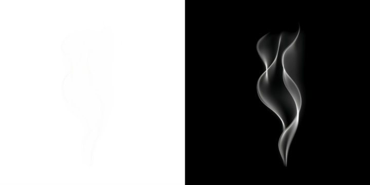 PNG Realistic Steam or Smoke Set. Hot Drink, Food, Mist, Vapor Effect on Transparent Background	