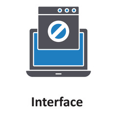 Interface  Vector Icon which can easily modify or edit