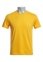 Isolate a classic T-shirt on a mannequin to show off the cut and texture of the material. Great for use in catalogs, online stores, and promotional materials.