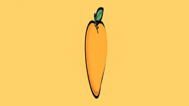 Mango fruit illustration