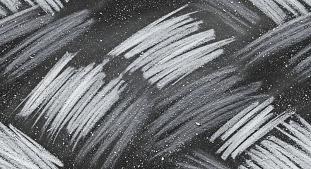 Fototapeta premium Hand-Drawn Grayscale Chalk Texture