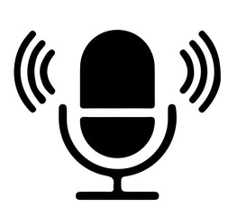 microphone icon vector