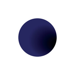 Black to Dark Purple Gradient Circle on White Background