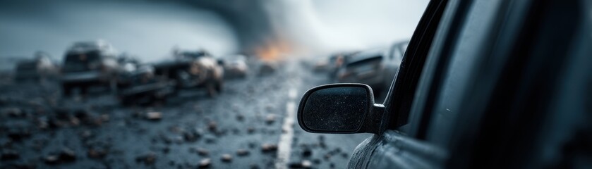 Disaster Tornado Survival Concept Destructive