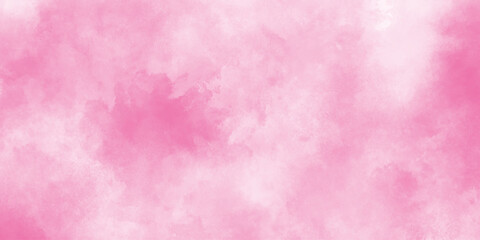 abstract pink powder explosion cloud on white background, grunge background frame Soft pink watercolor background, Set of watercolor circles brash multicolored.