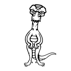 Evil T-Rex Dino Predator Raptor Alien Dinosaur Monster