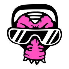 Party DJ T-Rex Music Alien Sunglasses Headphone Monster