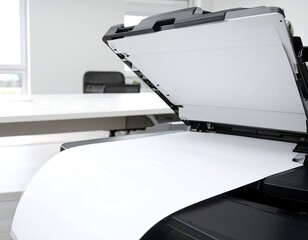 Office printer in use
